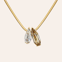 The Double Step-Cut Diamond Muse Duo Pendant