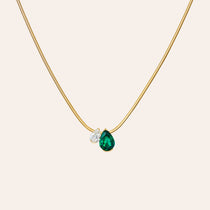 The Emerald Muse Duo Pendant