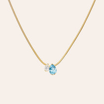 The Aquamarine Muse Duo Pendant