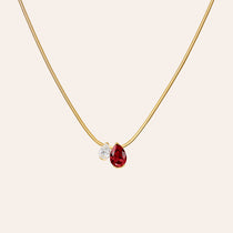The Garnet Muse Duo Pendant