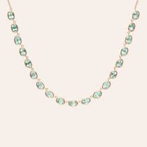 The Lena Mint Emerald Necklace