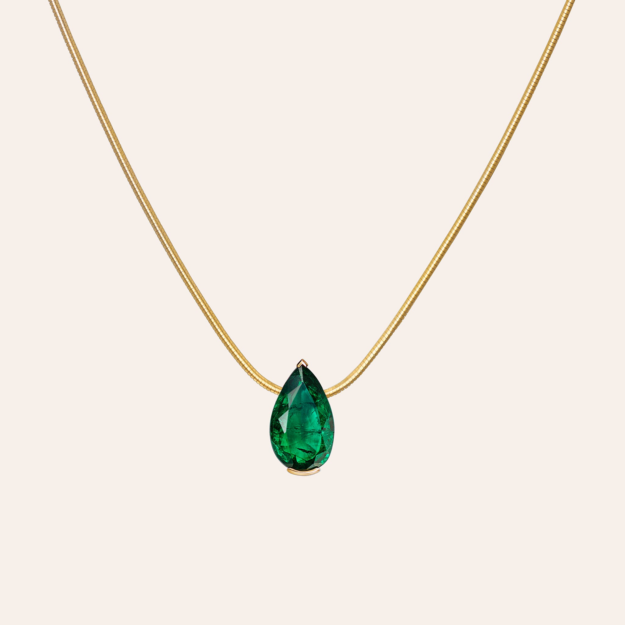 The Muse Emerald Pendant
