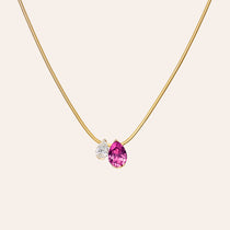 The Pink Sapphire Muse Duo Pendant
