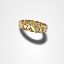 Vintage Bvlgari Two-Tone Parentesi Cuff