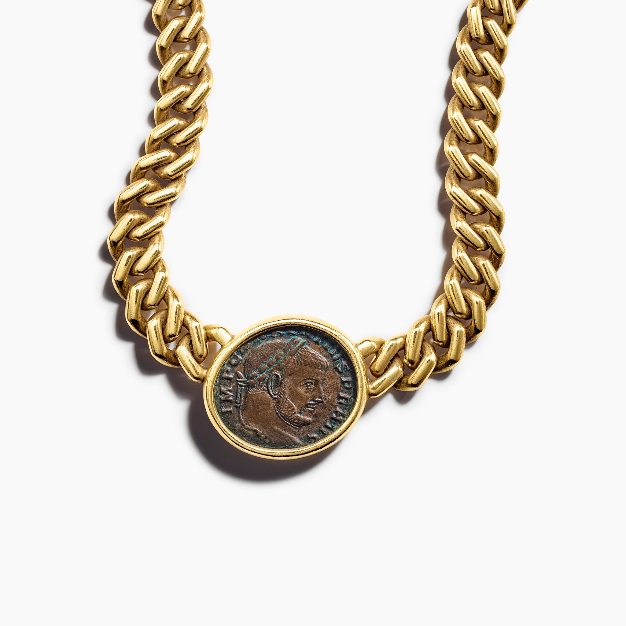 1970's Bvlgari Monete Large Coin Necklace