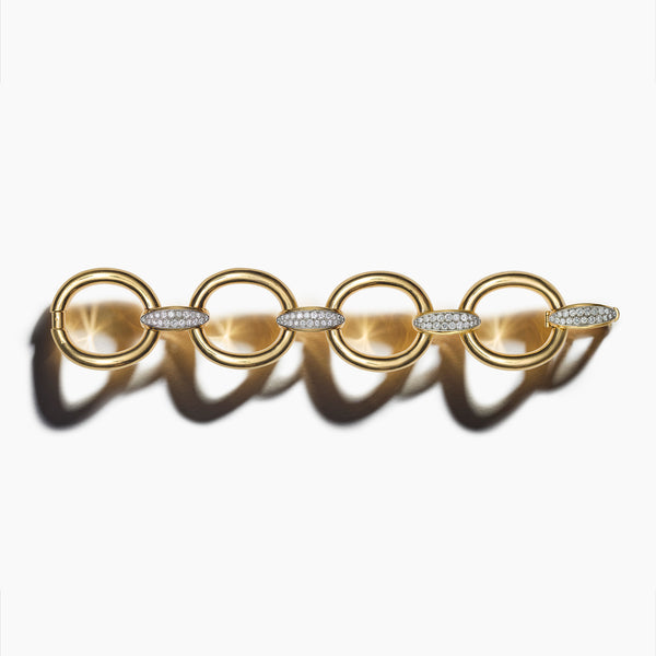 アクセサリー vintage Cartier Wave Link Chain YG750 #3 MGflatlayssept202517-