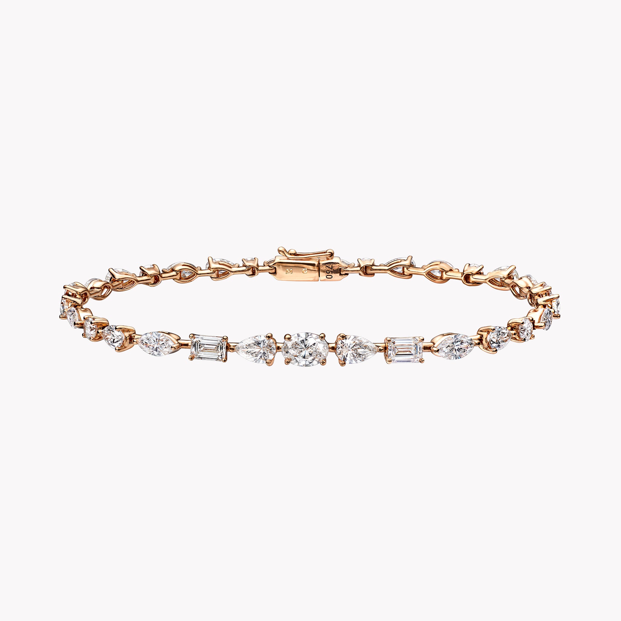 Medium Multi-Shape Diamond Bracelet