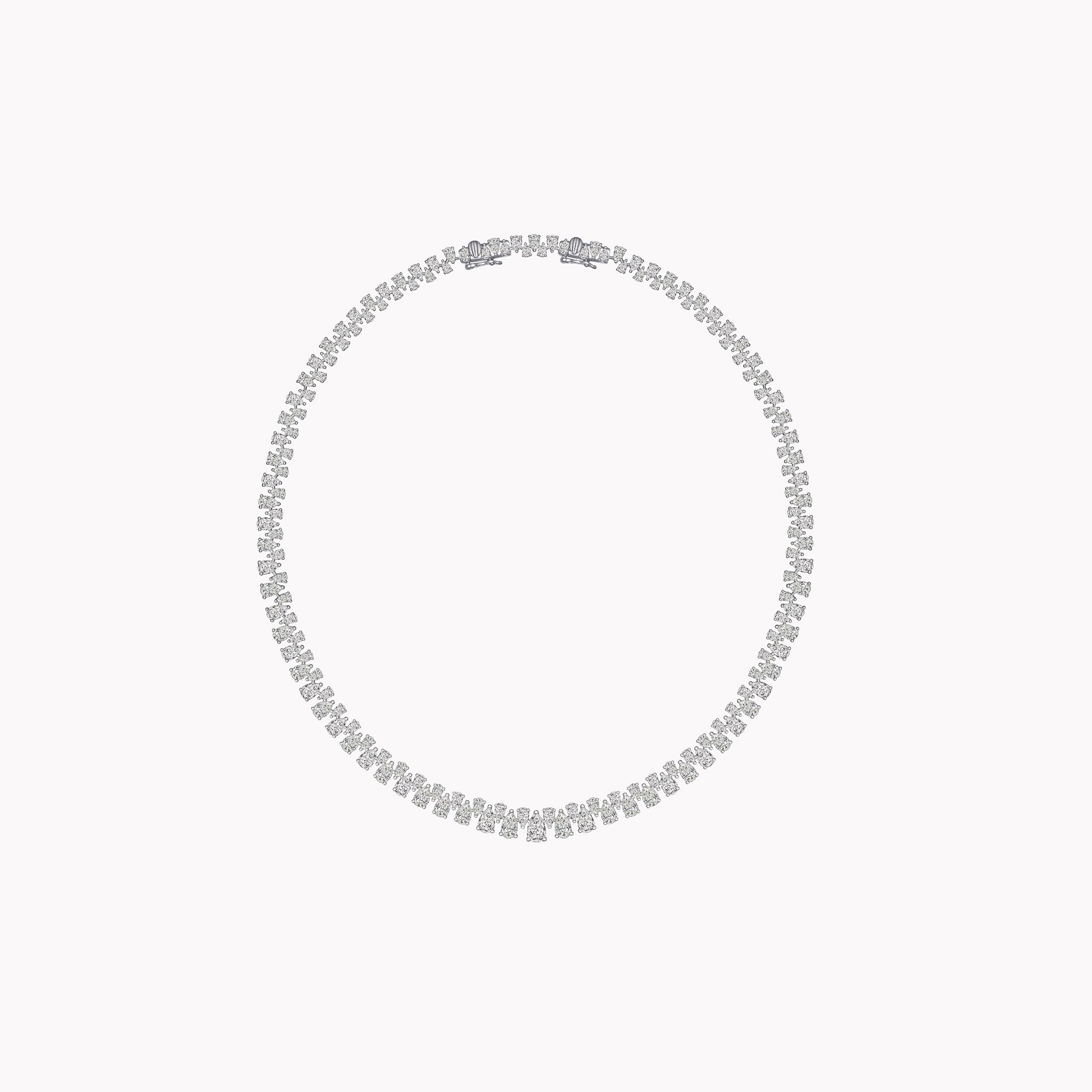 Riviera Pear Shape Diamond Necklace