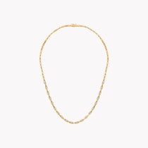 Pirouette Large Front Diamond Tennis Necklace