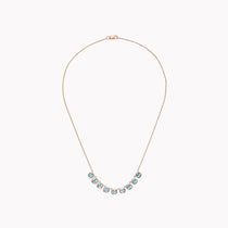 The Lena Petite Aquamarine Necklace