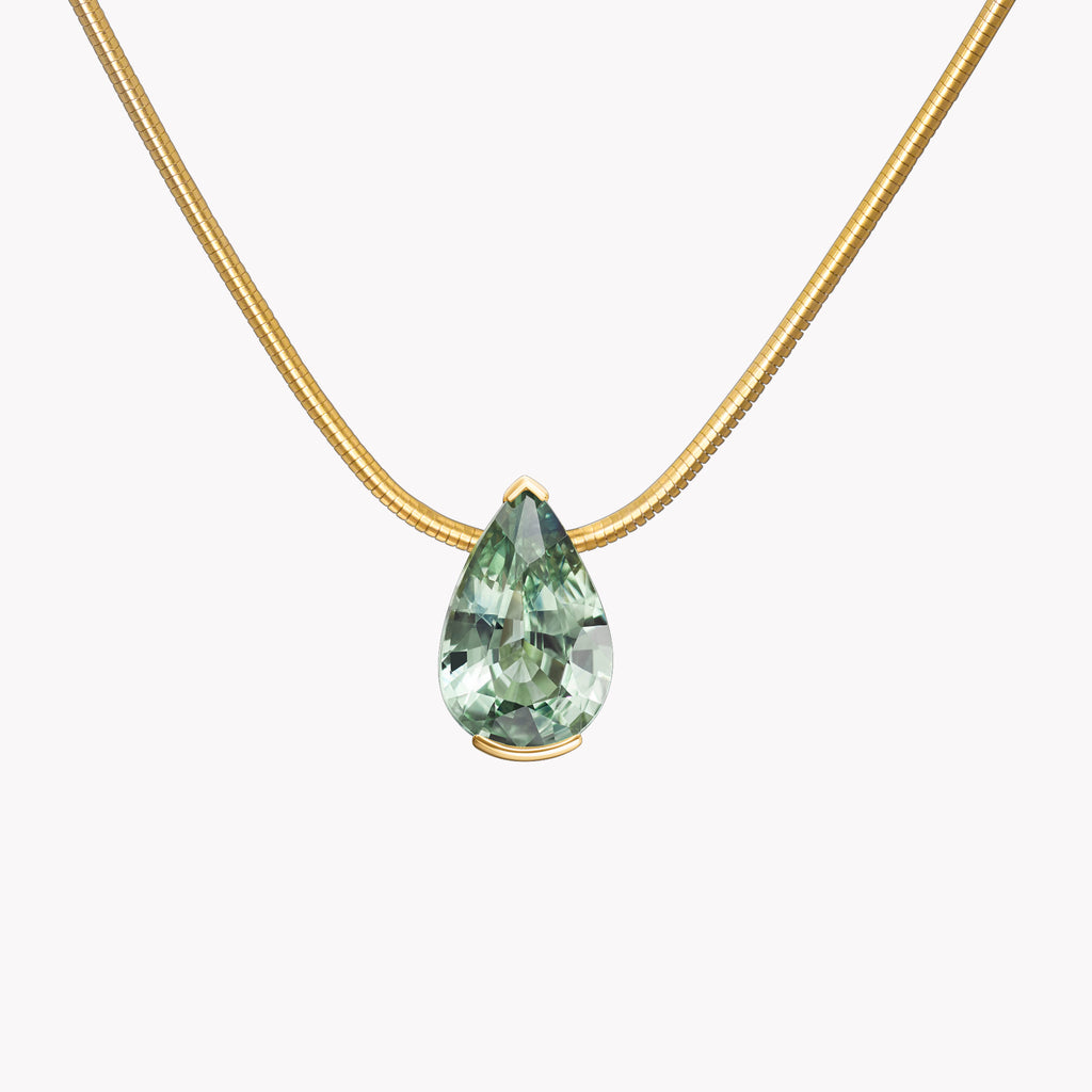 Material Good | The Green Sapphire Muse Pendant