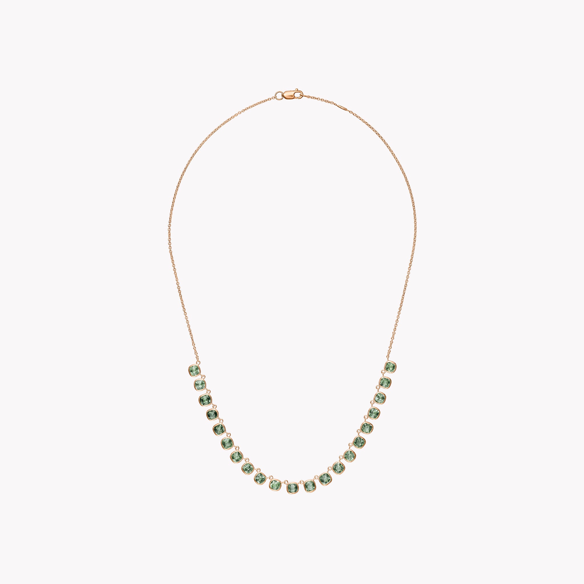 The Lena Green Sapphire Necklace