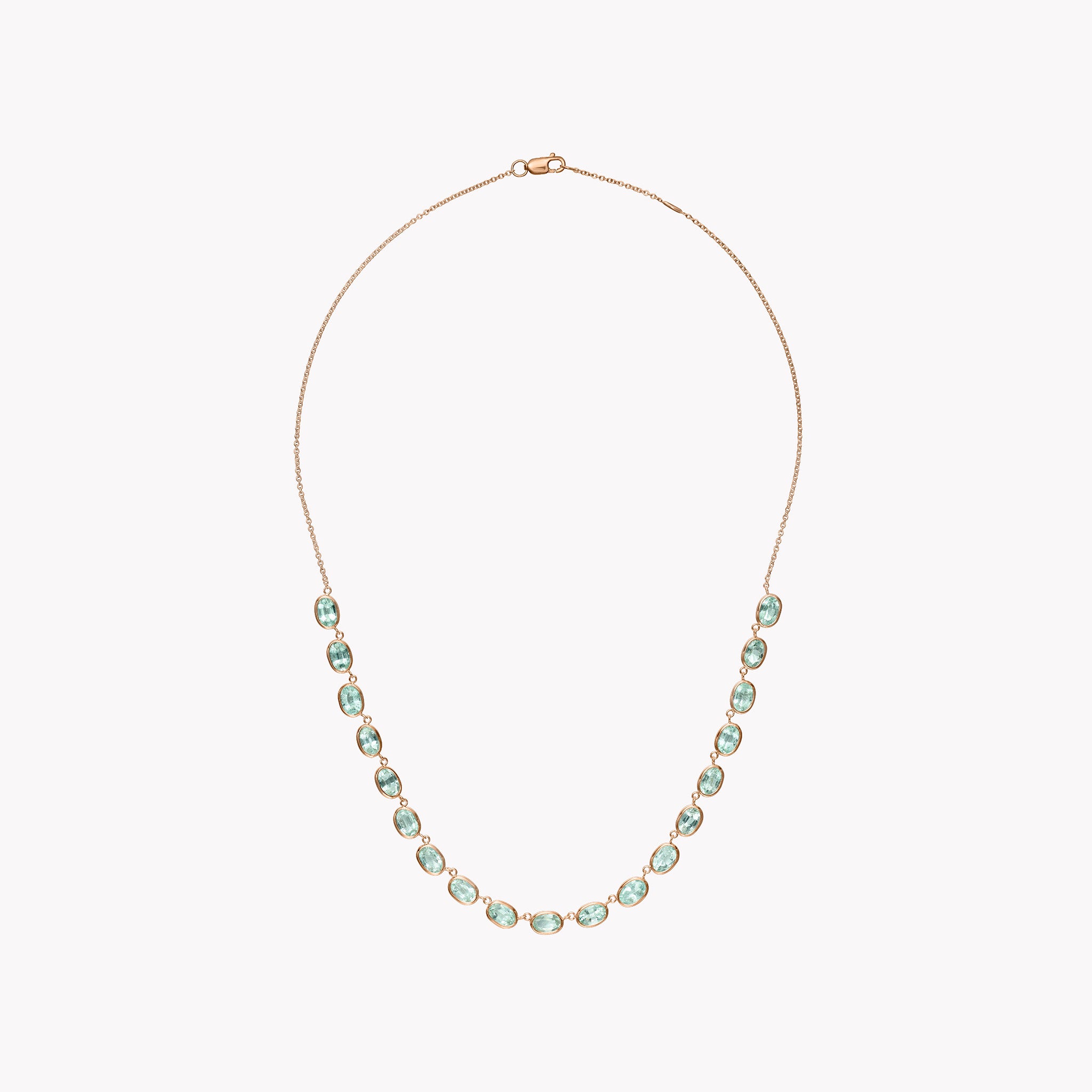 The Lena Mint Emerald Necklace