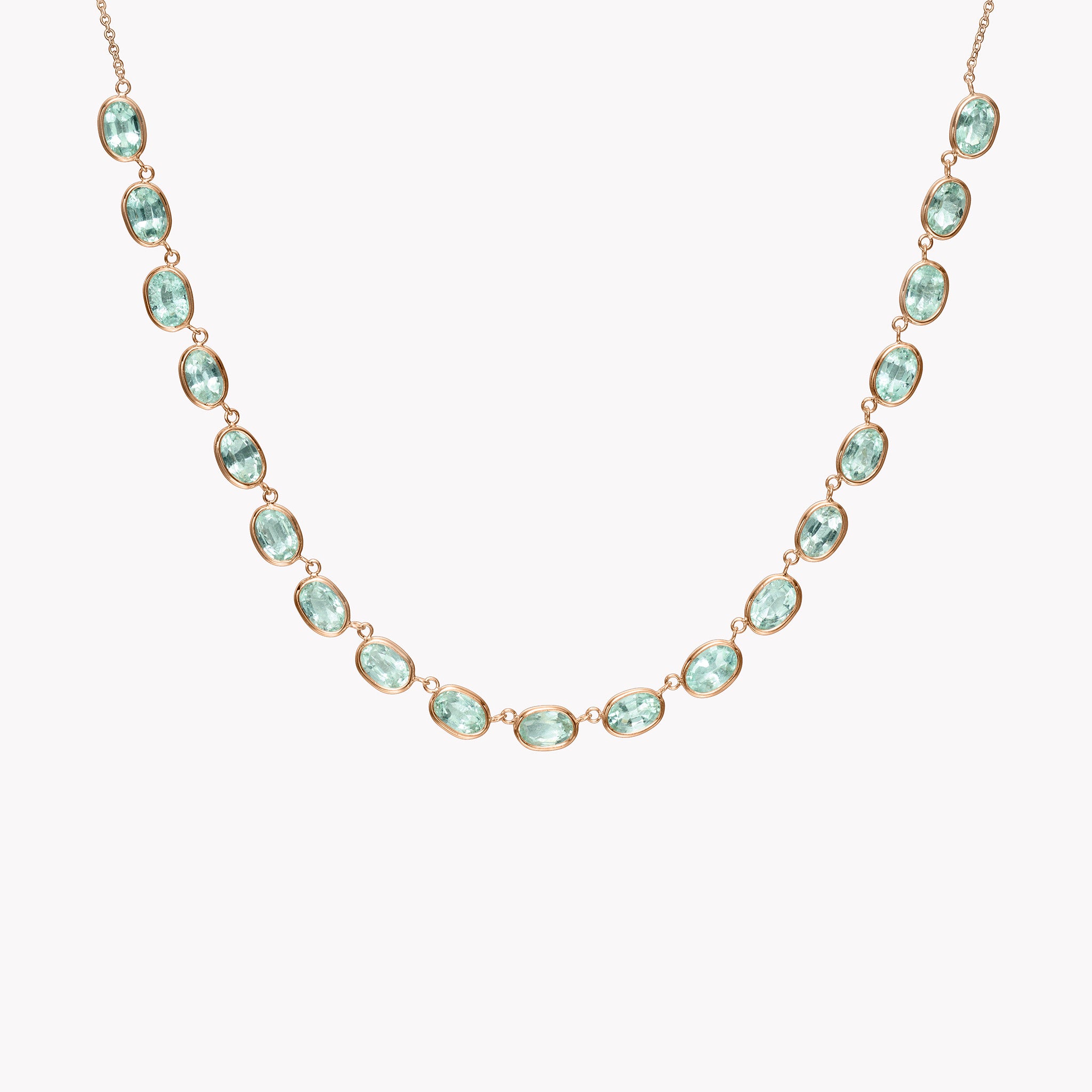 The Lena Mint Emerald Necklace