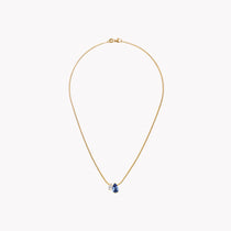 The Blue Sapphire Muse Duo Pendant