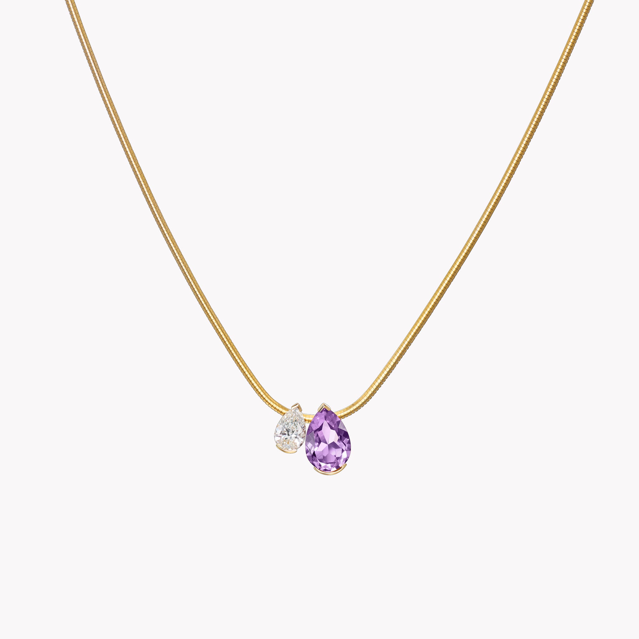 The Amethyst Muse Duo Pendant
