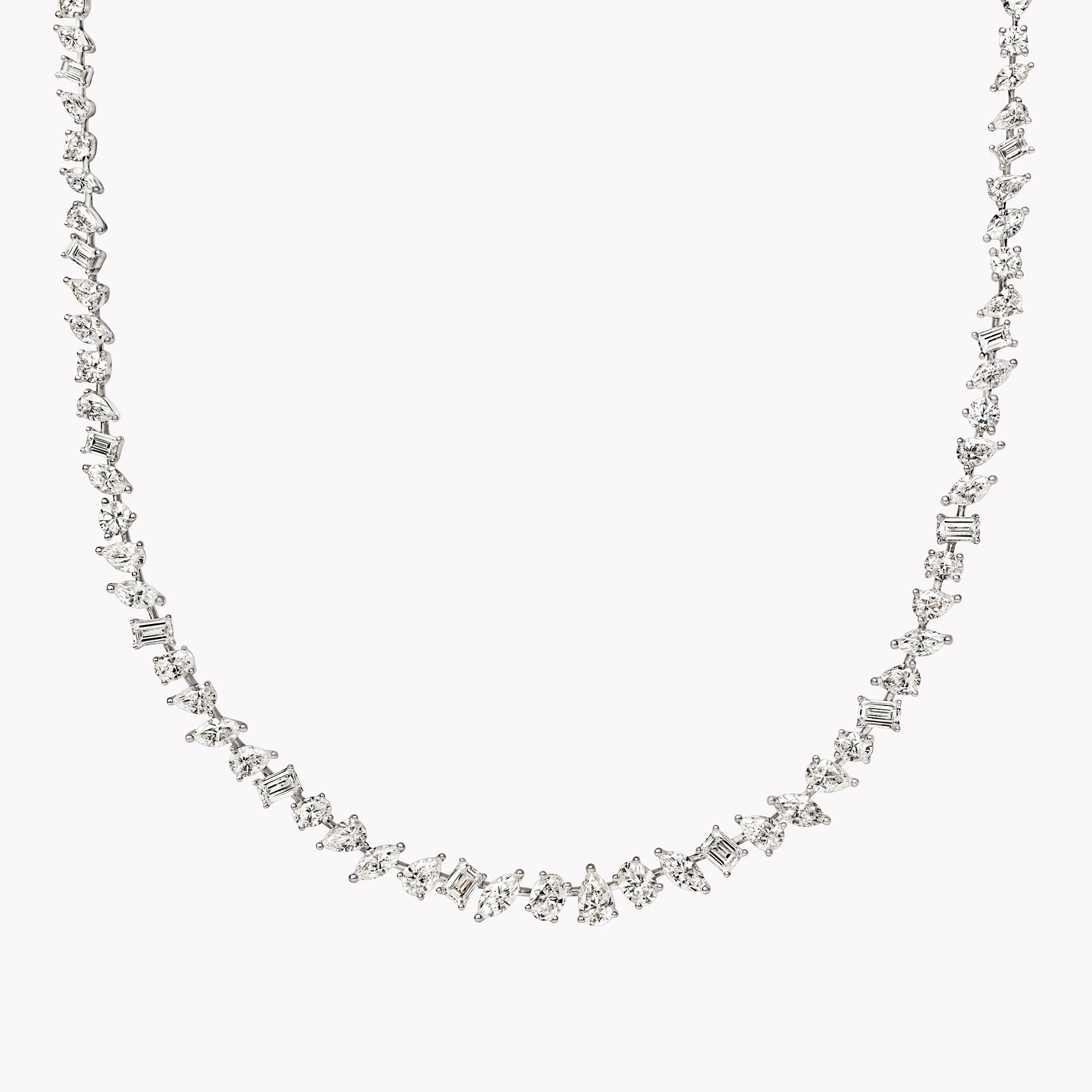 Small Multi-Shape Diamond Necklace
