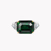 The Aster Green Sapphire Ring
