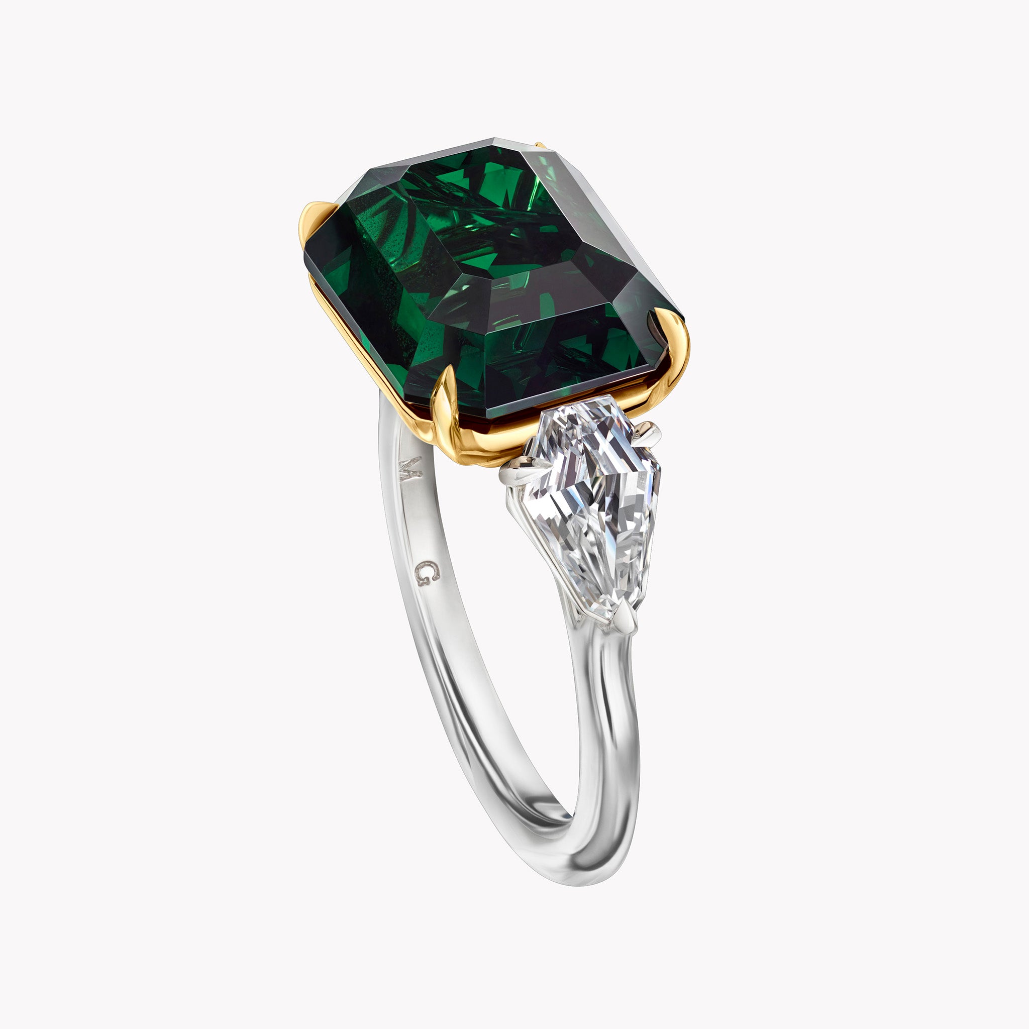 The Aster Green Sapphire Ring