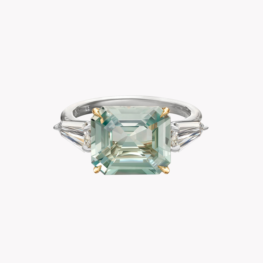 Material Good | The Aster Seafoam Green Sapphire Ring