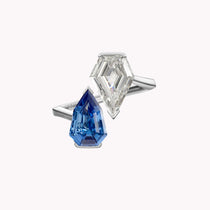 The Daphne Blue Sapphire and Diamond Ring