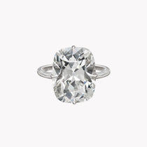 Cushion Cut Solitaire Engagement Ring