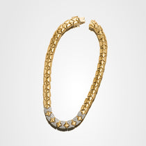 Vintage Zig Zag Diamond Pavé Choker