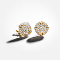 Vintage 1980s Bvlgari High Jewelry Diamond Earrings