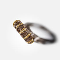 Vintage Smoky Quartz Bangle