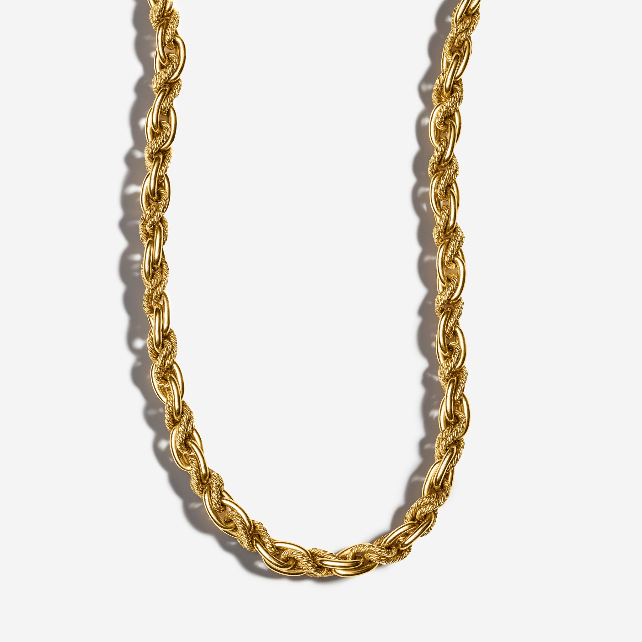 1960s French Gold Chain Necklace