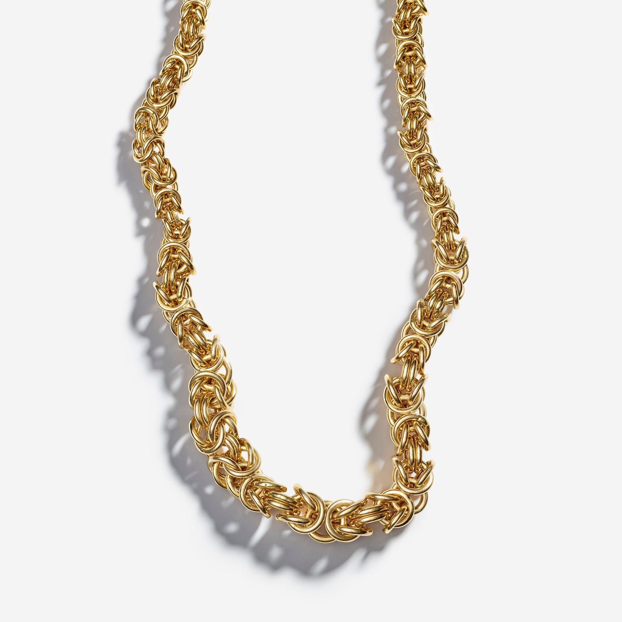 Vintage 1970s Wide Byzantine Necklace