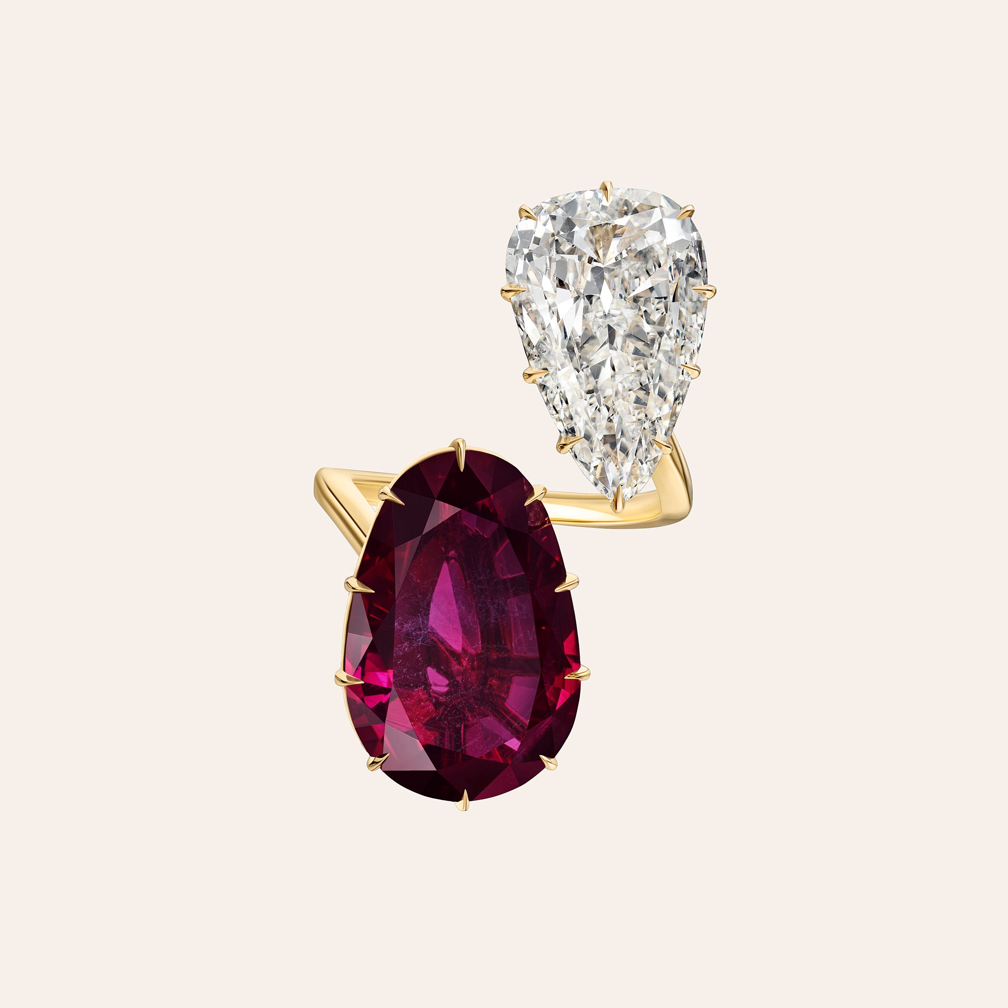 The Daphne Mozambique Ruby & Diamond Ring