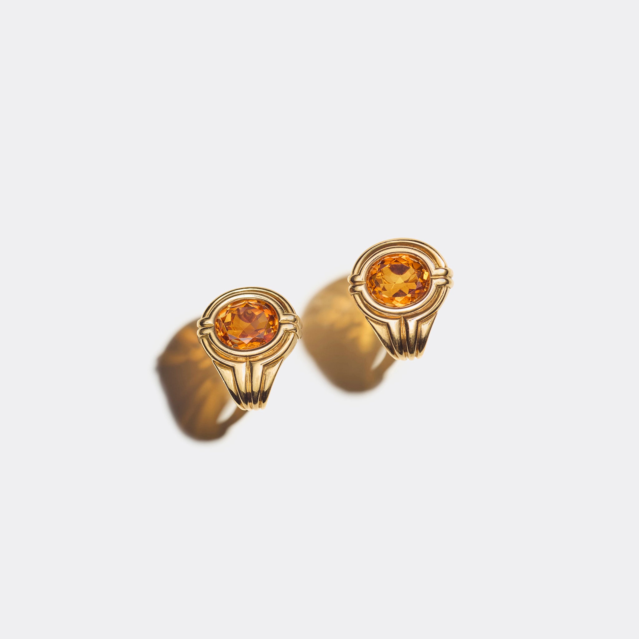 1984 Bvlgari Citrine Earrings
