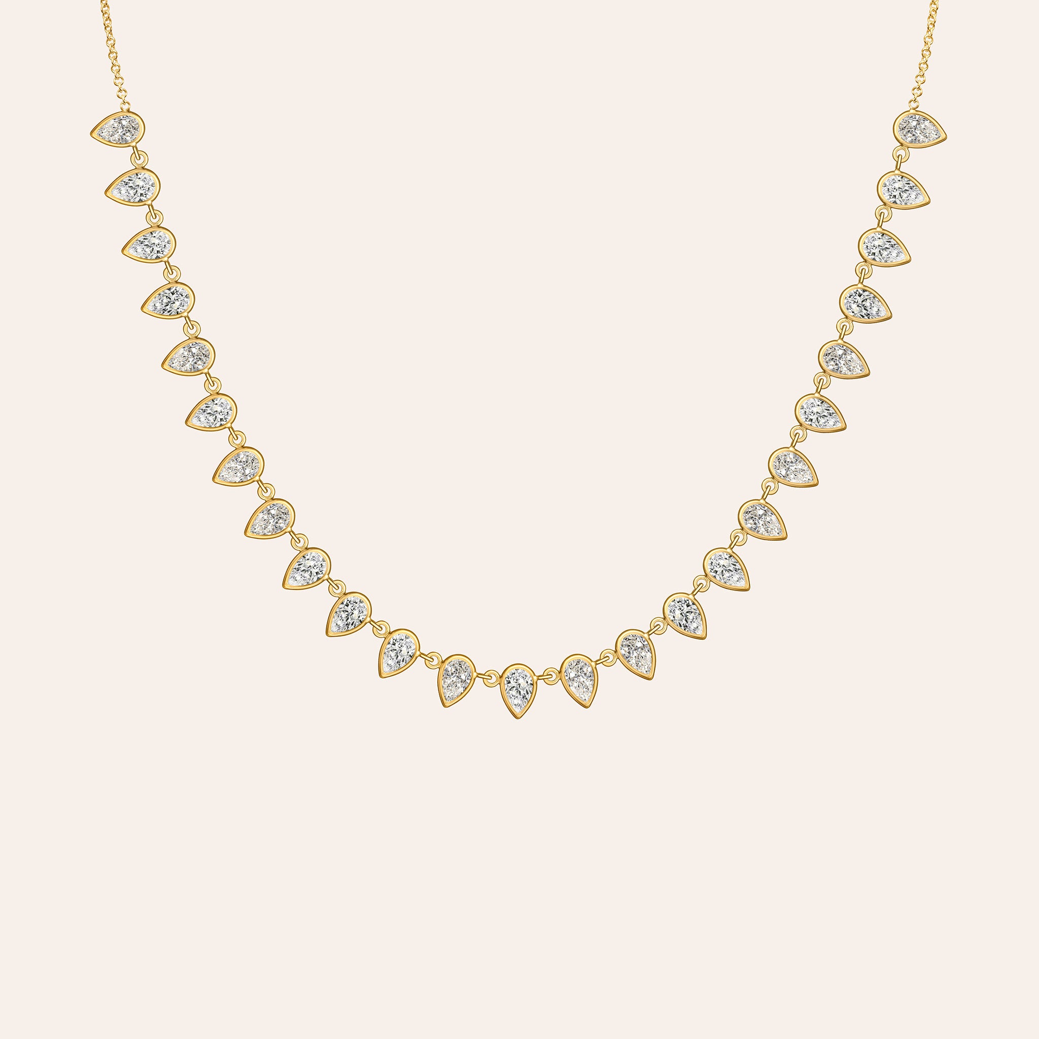 The Lena Pear Shape Necklace