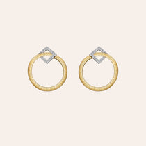 Feelings Diamond Hoops