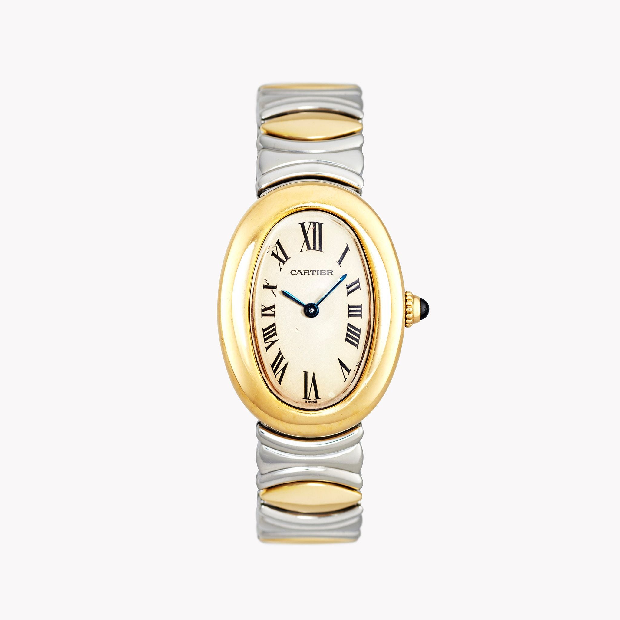 Cartier Baignoire Stainless Steel & Gold