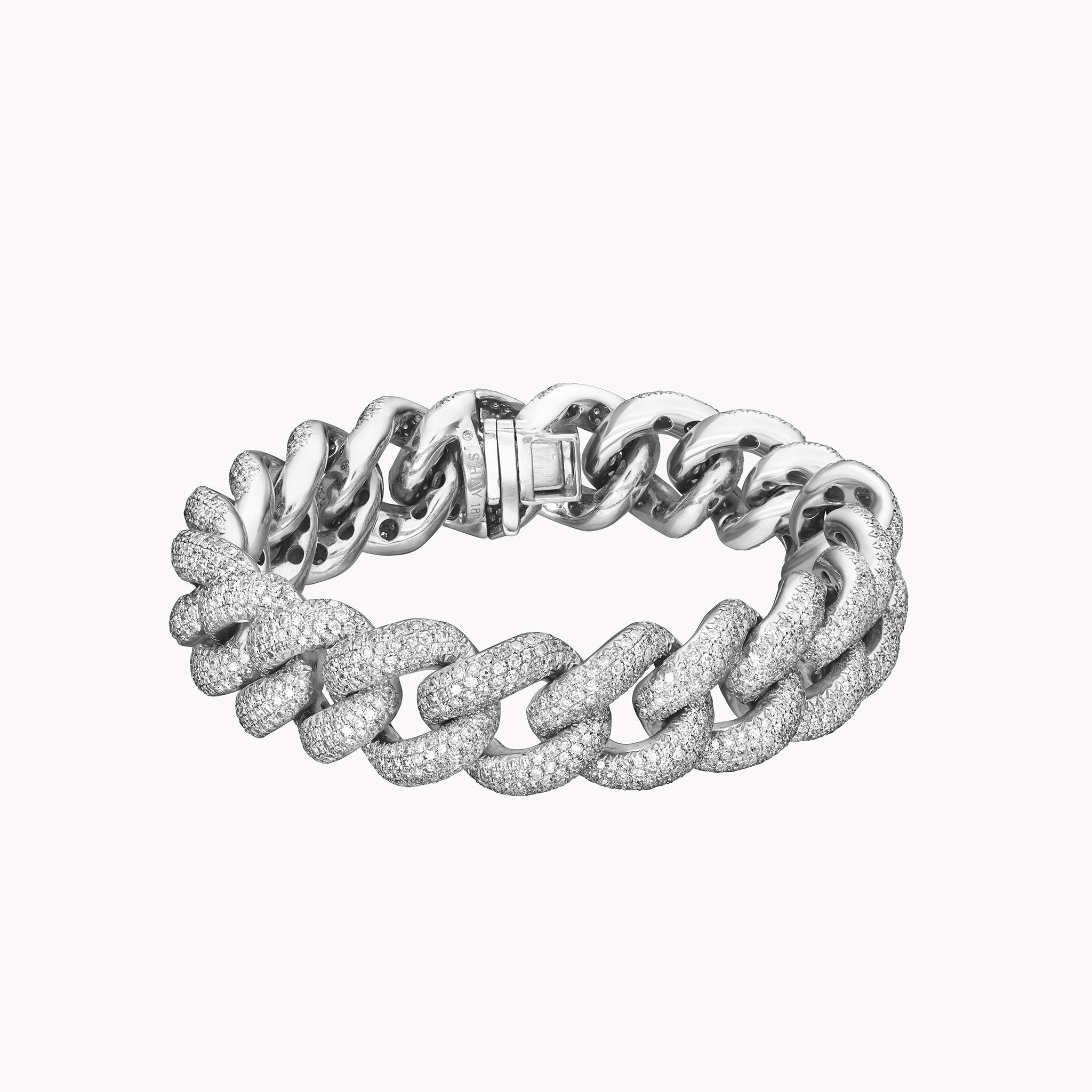 Jumbo Pavé Link Bracelet