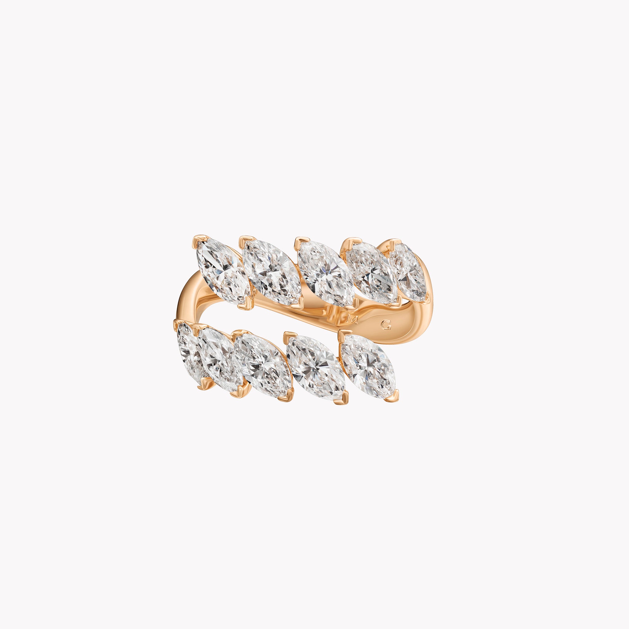 The Marquise Twist Ring