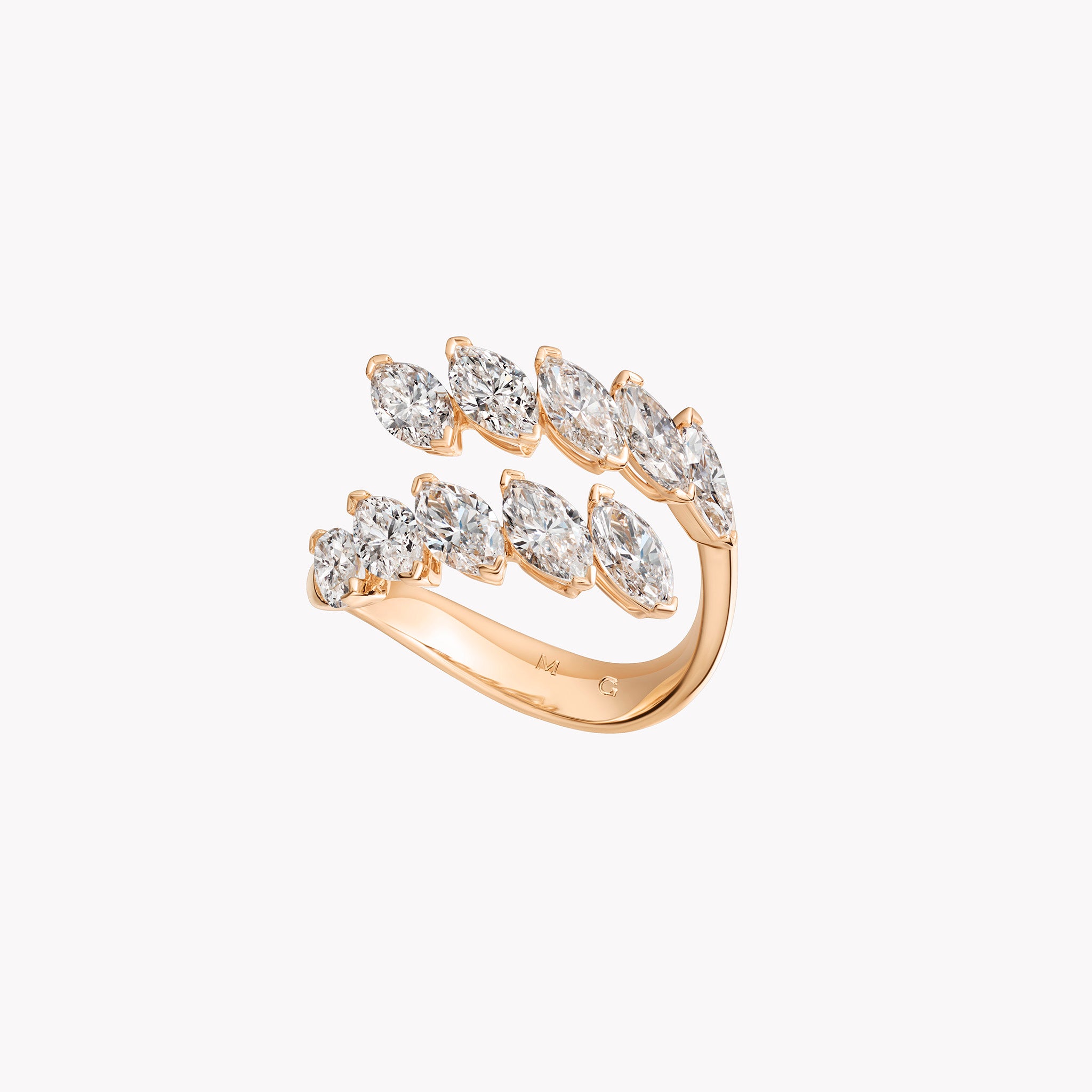The Marquise Twist Ring