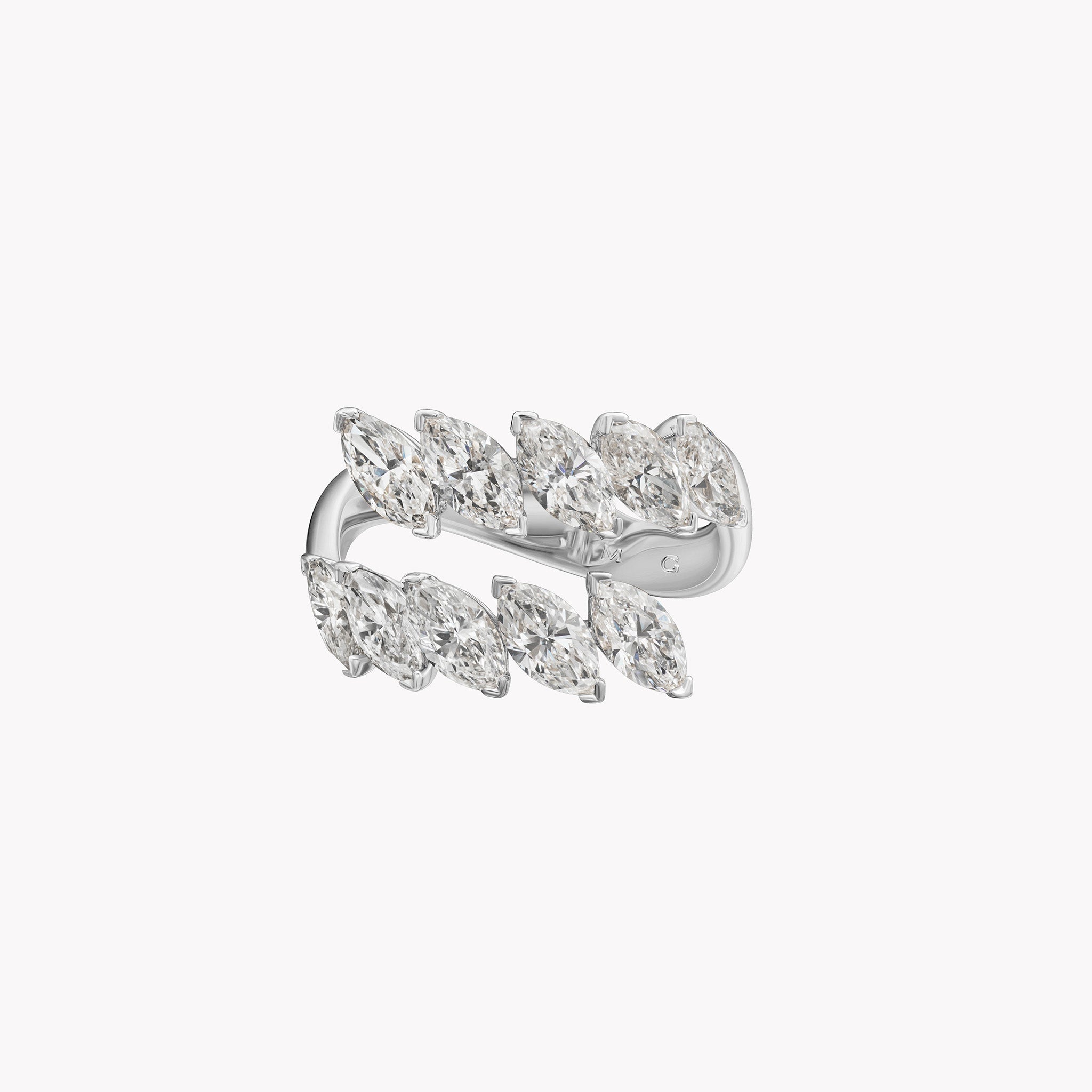 The Marquise Twist Ring