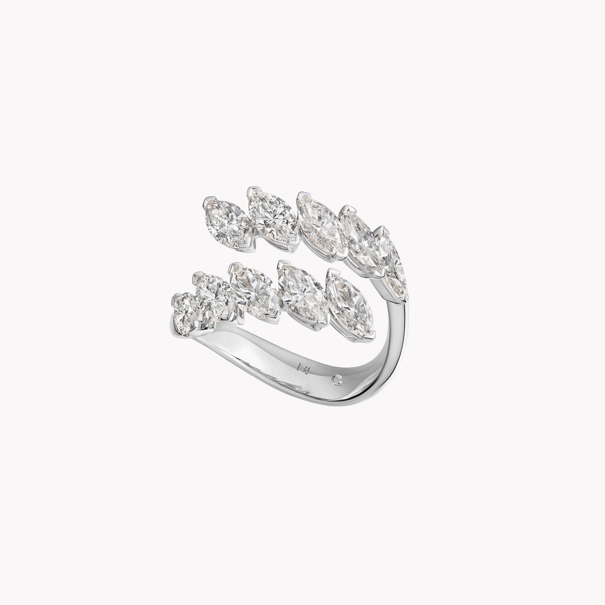 The Marquise Twist Ring