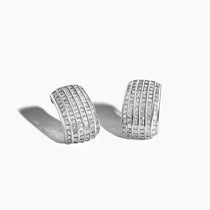 Vintage Carre Cut Diamond Earrings