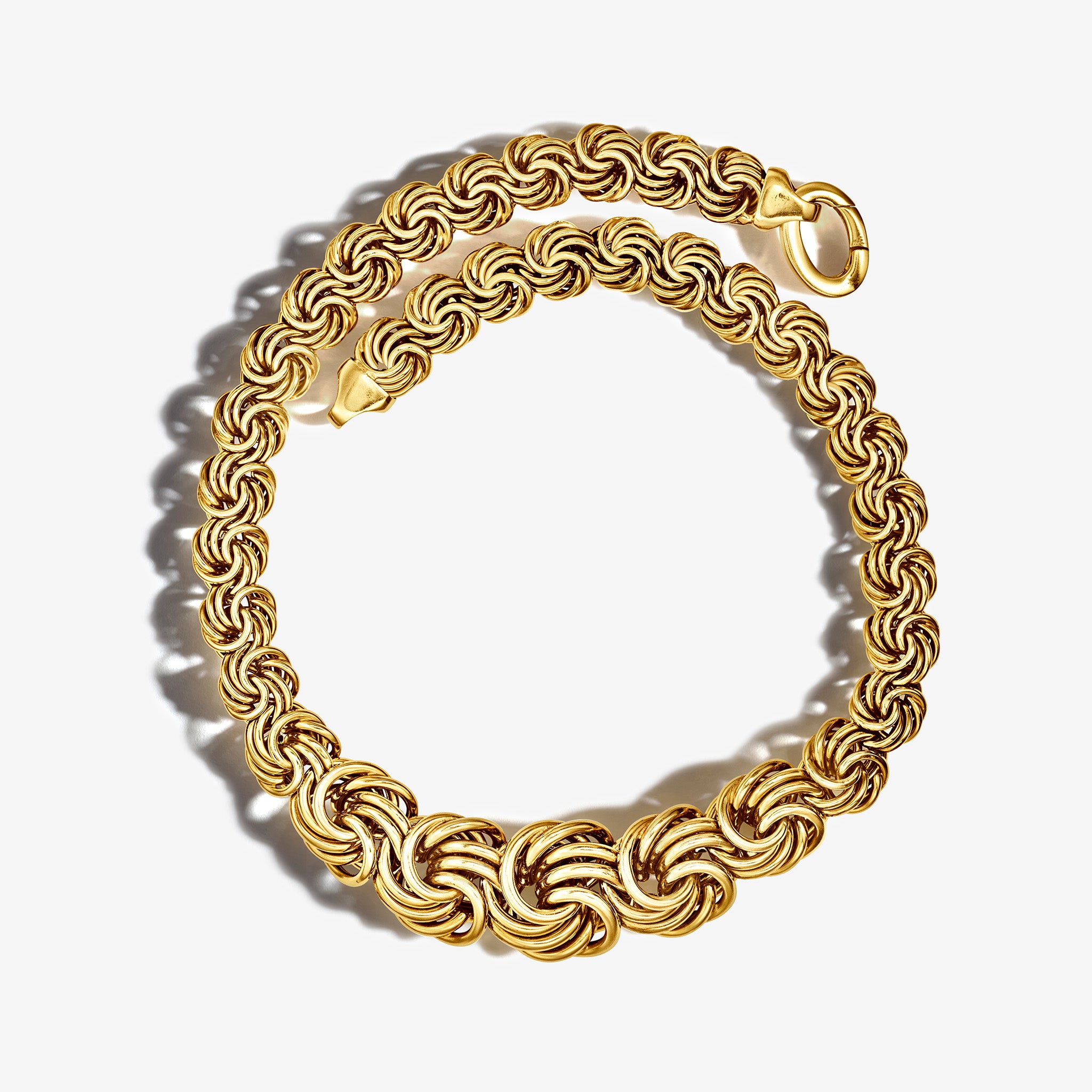 Vintage Graduated Knot Necklace