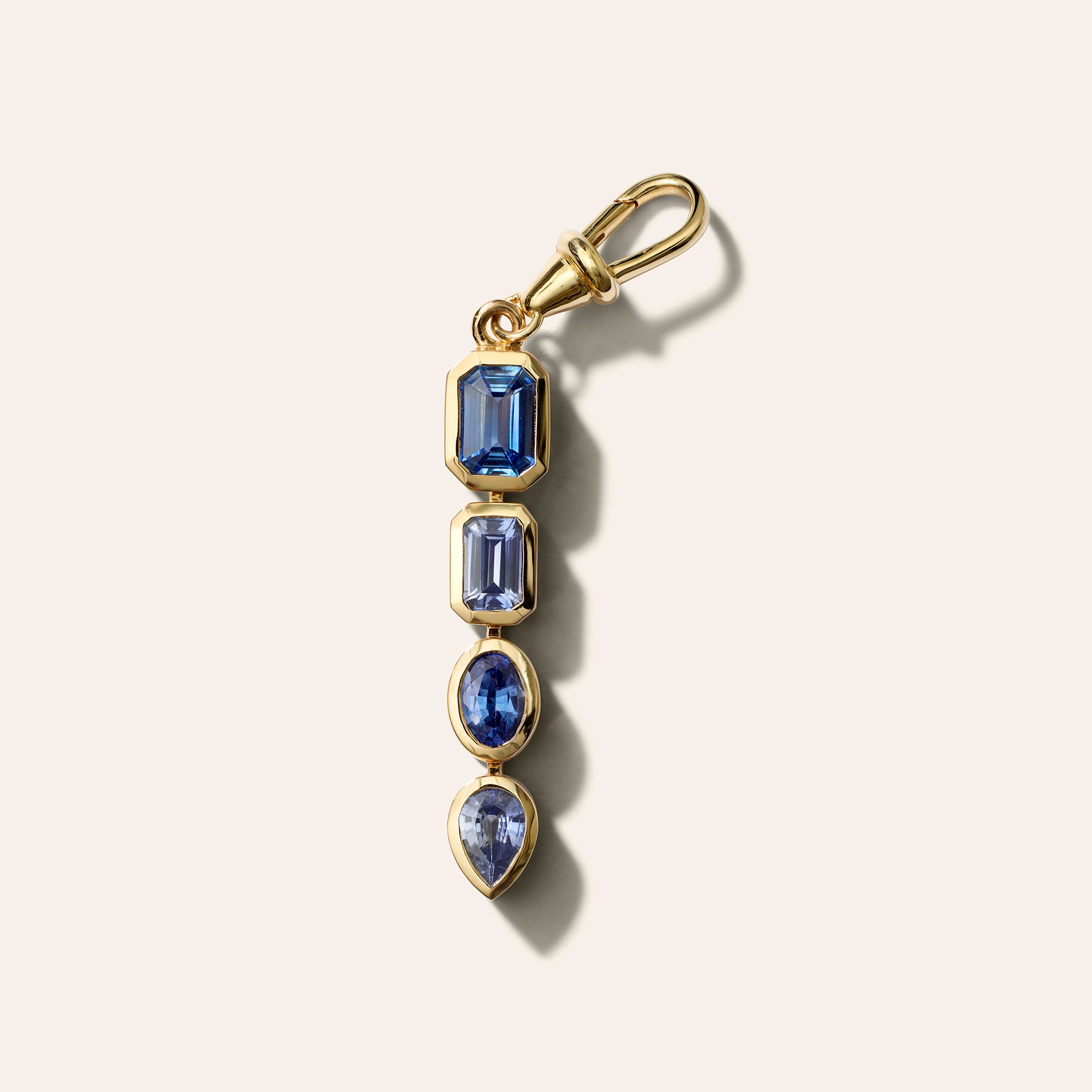 Gradient Sapphire Lariat Charm