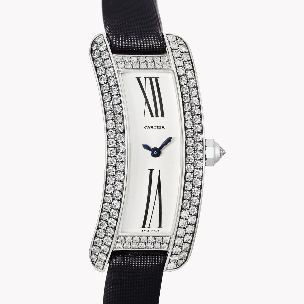 Cartier "Ballerine" with Pave Diamonds