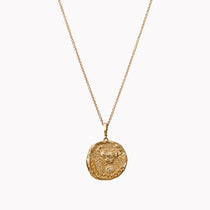 Limited Edition Karkinos Large Diamond Coin Charm Necklace