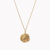 Limited Edition Owl of Athena Diamond Coin Charm Necklace