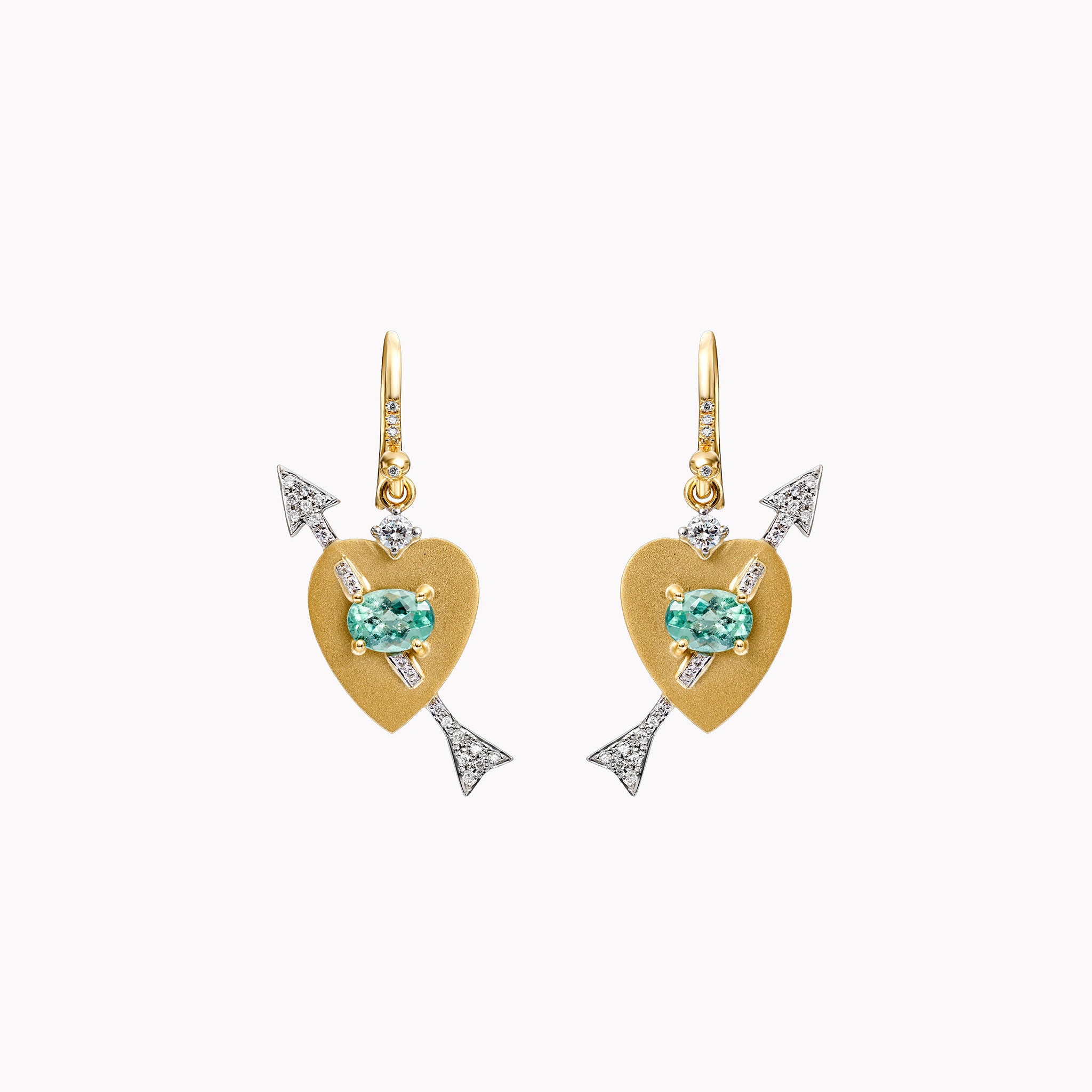 Mini True Love Heart Earrings