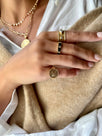 Goddess Signet Coin Ring