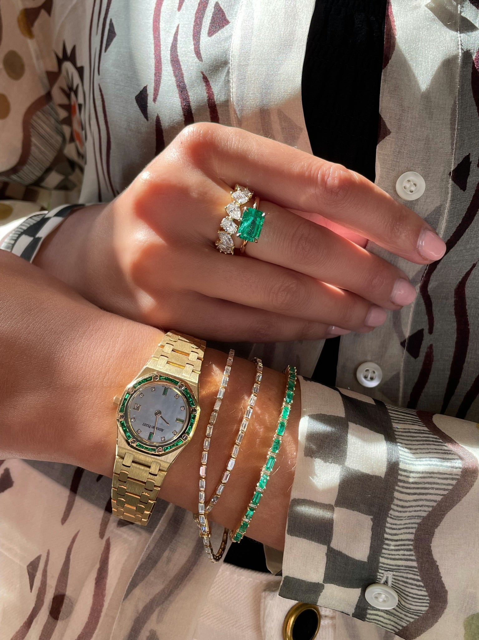 Suzanne kalan emerald deals ring